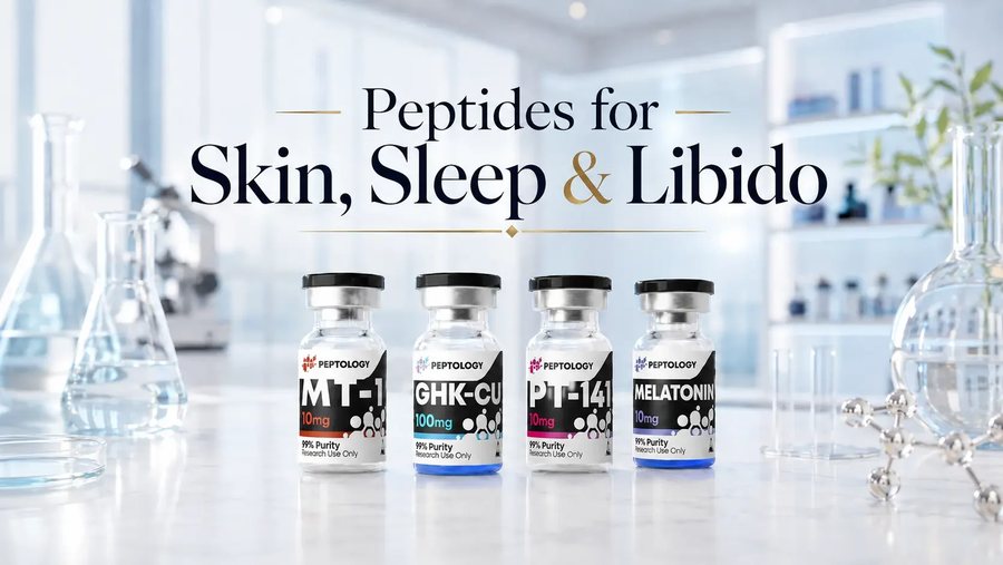 Peptiden voor huid, slaap en libido: een complete gids voor de categorie