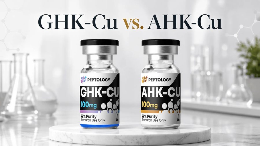 GHK-Cu en AHK-Cu: wat is het verschil tussen de twee koper-tripeptiden